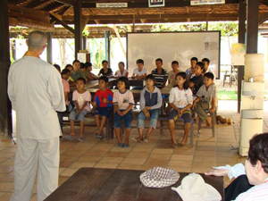  支援しているカンボジアの孤児院には、2年に一度は訪れている